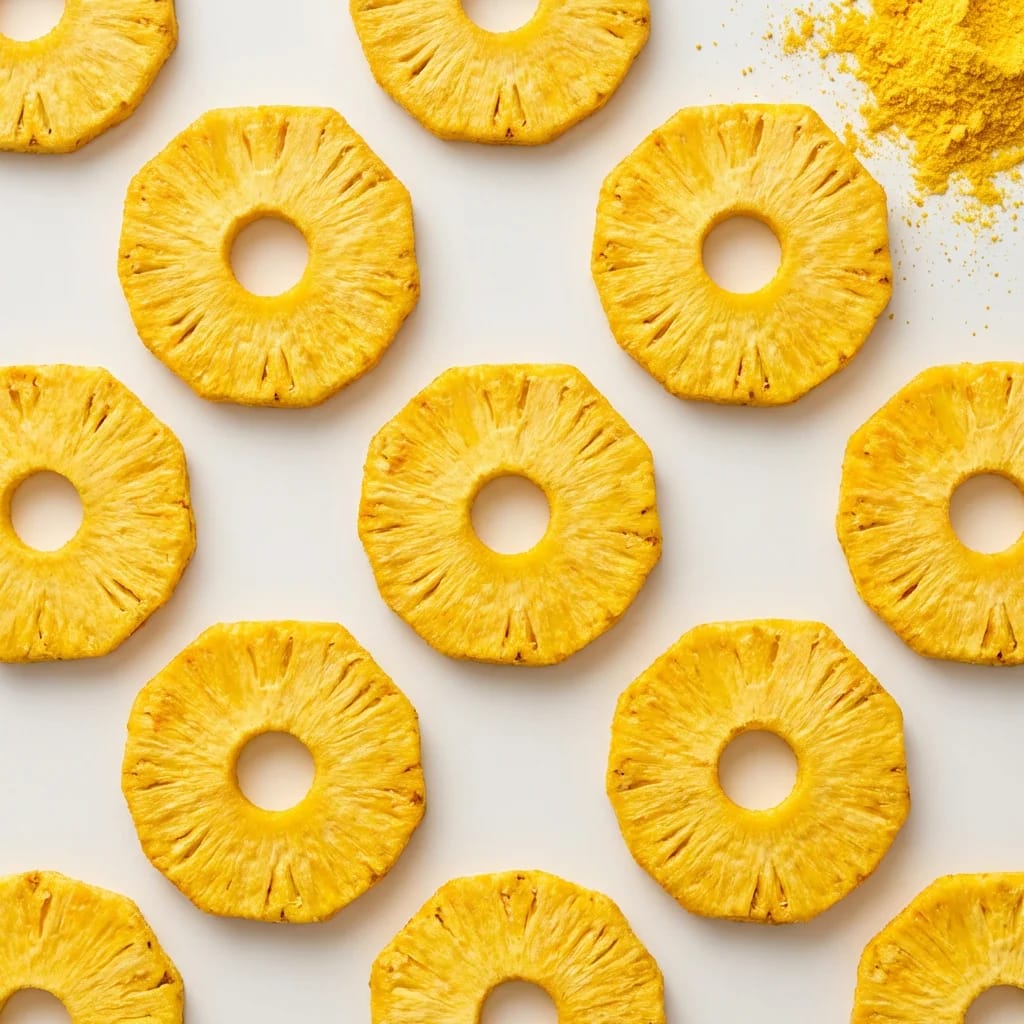 Freeze-dried pineapple